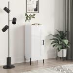 vidaXL Servanta, alb extralucios, 34, 5x34x90 cm, lemn compozit GartenMobel Dekor (830454) Comoda
