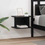 vidaXL Noptiera 2 pcs Stejar Negru 40 x 30 x 25 cm Lemn compozit GartenMobel Dekor (891171)
