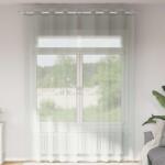 vidaXL Perdele Voile cu Oelii 2 buc Gri deschis 140x260 cm GartenMobel Dekor (4102111)
