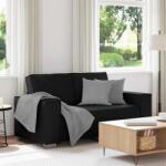 vidaXL Canapea pentru doua persoane Negru 160 cm Piele artificiala GartenMobel Dekor (4105050) Canapea