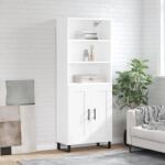 vidaXL Dulap înalt, alb, 69, 5x34x180 cm, lemn compozit GartenMobel Dekor (3189981) Comoda