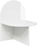 vidaXL Noptiera Alb foarte lucios 48 x 49 x 65 cm Lemn prelucrat GartenMobel Dekor (8001121)