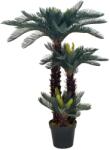 vidaXL Planta artificiala palmier cycas cu ghiveci, verde, 125 cm GartenMobel Dekor (280186)