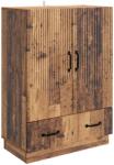 vidaXL Bufet cu sertar Lemn vechi 66 x 34, 5 x 92 cm Lemn prelucrat GartenMobel Dekor (895363) Comoda