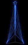 vidaXL Pom de Craciun LED 525 LED-uri Albastru 302 cm GartenMobel Dekor (4016418)