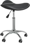 vidaXL Scaun de masa pivotant, negru, piele ecologica GartenMobel Dekor (3088566)