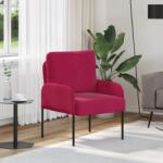 vidaXL Canapele cu perna 55cm Rosu Vin placaj GartenMobel Dekor (42023442) Canapea