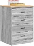 vidaXL Dulap depozitare garaj gri Sonoma 60x51x85 cm GartenMobel Dekor (860603) Comoda