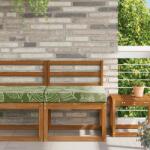 vidaXL Perna pentru canapea de exterior Design cu frunze Poliester GartenMobel Dekor (900707)