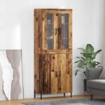 vidaXL Bufet Pe perete Lemn Vechi 69, 5 x 34 x 180 cm Lemn compozit GartenMobel Dekor (3415809) Comoda
