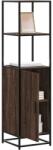 vidaXL Dulapuru stejar maro 35, 5x35x139 cm lemn si metal prelucrat GartenMobel Dekor (849048) Comoda