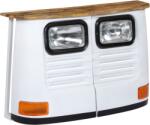 vidaXL Servanta camion, alb, lemn masiv de mango GartenMobel Dekor (246243) Comoda