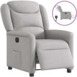 vidaXL Scaun reclinabil electric Cloud Grey Fabric GartenMobel Dekor (3303183)