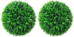 vidaXL Bile de arbusti cimisir artificiali, 2 buc. , 47 cm GartenMobel Dekor (315475)