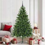 vidaXL Brad de Craciun cu 300 LED cu suport Verde 180 cm PE GartenMobel Dekor (3396332)