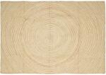 vidaXL Covor Natural si Alb 240 x 340 cm Iuta GartenMobel Dekor (42010728) Covor