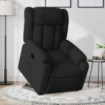 vidaXL Fotoliu rabatabil cu ridicare pe verticala, negru, textil GartenMobel Dekor (3205318)