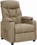 vidaXL Fotoliu rabatabil, gri taupe, material textil GartenMobel Dekor (339090)