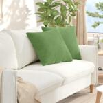 vidaXL Perne pentru canapea 2 pcs Verde deschis 50 x 50 cm GartenMobel Dekor (42013974)