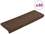 vidaXL Covorase pentru scari, 30 buc. , 65x21x4 cm, maro cafea, margini dreptunghiulare GartenMobel Dekor (3365769) Covor