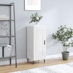 vidaXL Servanta, alb extralucios, 34, 5x34x90 cm, lemn compozit GartenMobel Dekor (830462) Comoda