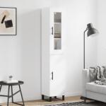 vidaXL Dulap înalt, alb, 34, 5x34x180 cm, lemn prelucrat GartenMobel Dekor (3199193) Comoda
