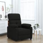 vidaXL Fotoliu rabatabil, negru, material textil GartenMobel Dekor (348277)