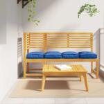 vidaXL Perna 4 pcs Albastru regal 40 x 40 x 8 cm Material Oxford GartenMobel Dekor (42001595)