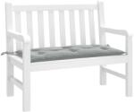 vidaXL Perna banca de gradina, melanj gri deschis, 100x50x7 cm, textil GartenMobel Dekor (4002531)