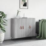 vidaXL Servanta, gri sonoma, 90x34x80 cm, lemn compozit GartenMobel Dekor (828082) Comoda