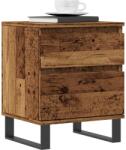 vidaXL Noptiere, 2 buc. , lemn vechi, 40x35x50 cm, lemn prelucrat GartenMobel Dekor (857437)