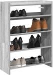 vidaXL Pantofar, gri sonoma, 80x25x61, 5 cm, lemn compozit GartenMobel Dekor (859883) Pantofar