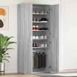 vidaXL Dulap pentru pantofi Gri Sonoma 80 x 39 x 178 cm Lemn compozit GartenMobel Dekor (3333871) Pantofar
