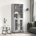 vidaXL Dulap înalt, gri sonoma, 69, 5x34x180 cm, lemn compozit GartenMobel Dekor (3189347) Comoda