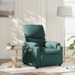 vidaXL Fotoliu rabatabil, verde închis, material textil GartenMobel Dekor (373416)