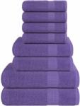 vidaXL Set prosoape 8 piese violet 360 g/m2 100% bumbac GartenMobel Dekor (137070) Prosop