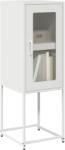 vidaXL Dulap, alb, 36x39x107 cm, otel laminat la rece GartenMobel Dekor (853403) Comoda