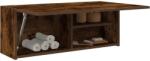 vidaXL Dulap perete baie, stejar fumuriu, 80x25x30 cm, lemn prelucrat GartenMobel Dekor (860080)