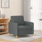 vidaXL Fotoliu canapea, gri închis, 60 cm, material textil GartenMobel Dekor (359463) Canapea