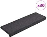 vidaXL Covorase pentru scari, 30 buc. , 65x21x4 cm, antracit, cu margini dreptunghiulare GartenMobel Dekor (3365765) Covor