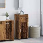 vidaXL Set dulap baie TULUM Lemn Vechi 37 x 31, 5 x 82 cm Lemn compozit GartenMobel Dekor (880349)