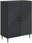 vidaXL Bufet Negru 66 x 34, 5 x 89, 5 cm Lemn prelucrat GartenMobel Dekor (894816) Comoda