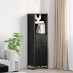 vidaXL Dulap pentru carti cu sertar Stejar Negru 43 x 36 x 150.5 cm GartenMobel Dekor (886624) Comoda
