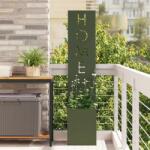 vidaXL Ecran de intimitate pentru gradina din otel, oliv, 32 x 140 cm (876423)