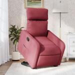 vidaXL Fotoliu rabatabil cu ridicare, rosu vin, material textil GartenMobel Dekor (3206702)
