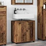 vidaXL Cabinet pentru chiuveta de baie Lemn Vechi 60 x 30 x 60 cm GartenMobel Dekor (888755)