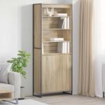 vidaXL Dulapuri Inalte Sonoma 79 x 36 x 200 cm Lemn compozit GartenMobel Dekor (3403041) Comoda