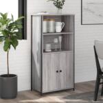 vidaXL Dulap înalt, gri sonoma, 62x36x121, 5 cm, lemn compozit GartenMobel Dekor (834213) Comoda