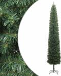 vidaXL Brad de Craciun slim cu suport, 270 cm, PVC GartenMobel Dekor (357684)
