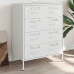 vidaXL Dulap, alb, 68x39x89 cm, otel GartenMobel Dekor (842987) Comoda
